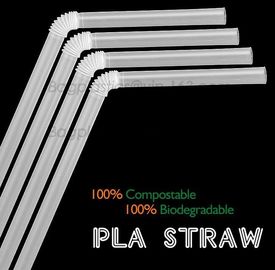 PLA straw biodegradable strawCorn starch 100% biodegradable non plastic drinking straw PLA straws,