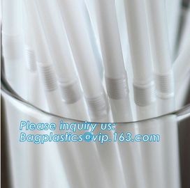 Custom PLA drinking straws Recycled Biodegradable drinking straws,Biodegradable Cornstarch Drinking Pla Straw 5*207mm Wi