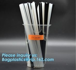 PLA Straws, disposable biodegradable PLA straw Individual Packed 100% Biodegradable PLA Straws,Compostable Biodegradable