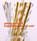 biodegradable gold stamping paper straw,colour disposable wholesale drinking biodegradable paper straw bagplastics pac