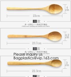 Disposable Catering Natural Knife, Fork And Spoon Bamboo Spoon,Reusable Eco Friendly Biodegradable Bamboo Cutlery Caddy