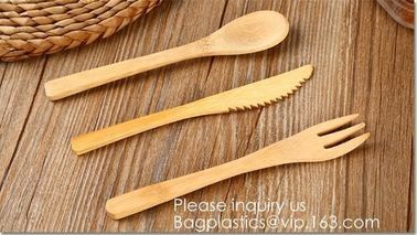 Disposable Catering Bamboo Party Spoon Natural Bamboo Knife And Fork Honey Spoon,Biodegradable Bulk Birch Wood Spoon/For