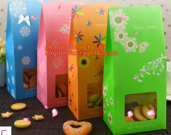 Customize Translucent Window, Brown Greaseproof Kraft Paper Bag, Special Opp Window Bag, window bags, paper window bags,