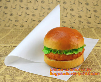 White Greaseproof Paper,28GSM Greaseproof Paper For Burger Wrapping,Lunch Warp and Greaseproof Paper 400 x 660 mm / 400