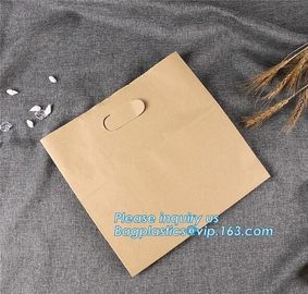 Wholesale kraft paper bag for bakery bread paper bag for bread,Carbon Branded Shopping Bread Brown Craft Paper Bag, PACK