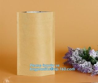 Kraft Matte Custom Printed Retail Paper Gift Bag For Shopping,bakery paper bag / Food grade bread packaging bags, Recycl