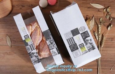 Custom without handle bread packaging kraft paper bags for food,Brown Kraft Paper Bag Baking Bread Packaging Food Paper