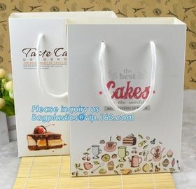 Bread Art Packing Kraft Paper Bag,Food Grade disposable Paper Bag With Logo Print,Beautiful printing Food grade package