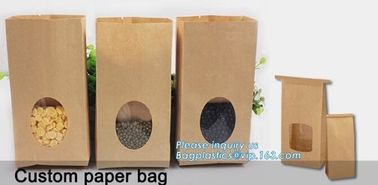 Brown Kraft Paper Bags Recyclable Gift Jewelry Food Bread Candy Packaging Shopping Party Bags For Boutique, bagease pac