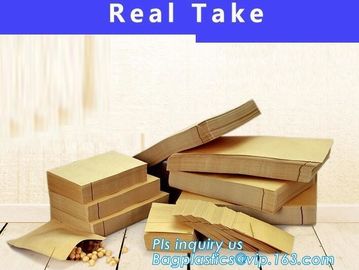 Custom Food Nuts and bread package recyclable kraft paper bag,Bread Use and Food Industrial Use paper bags french bread