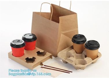 kraft paper shopping bag with cotton handle,Brown Kraft Paper Bags For Shopping Merchandise Party Gift Bags, bagease pac