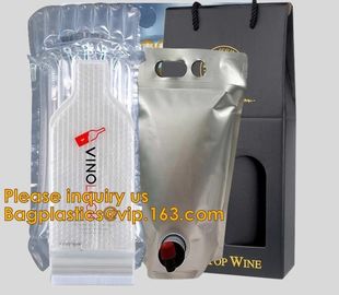 Customized 2L~22 L bags in box aluminum foil packaging bag with spout 10 liter wine bag in box,5L/10L juice bag wine spo