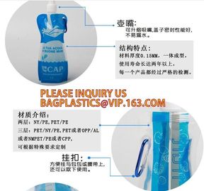 1l 2l 3l 4l 5l 10l Bpa Free High Barrier 4l 5l Emergency Pouch With Big Cap Handle Spout Plastic Drinking Water Bag