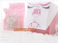 top quality micron nylon filter mesh nut milk Double zipper bpa free food grade liquid plastic breast milk storage bags,