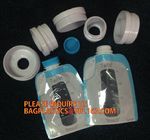 Zip lockk reusable drink pouch with spout bath tea bag zipper valve flat bottom pouches milk tea powder packaging bag