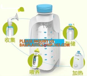 Food grade breastmilk storage packaging bag, breast milk pack bag,reusable baby food pouch milk storage bag ground coffe