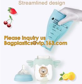 Double Zipper Wholesale Breast Milk Storage Bag,wholesale breast milk storage bag for baby milk storaging bpa free