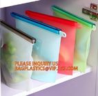 Refrigerated Cooler Reusable Silicone Food Bag, Preservation Storage Container Airtight Seal Cooking Bag bagease package
