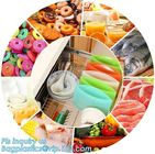 Reusable Leakproof Zipper Preservation Airtight sandwich Zip lockk Cooking Fresh Zip Large Silicone Storage Food Bags With