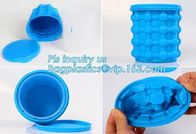 Kitchen Tools Revolutionary Space Saving Beer Wine BPA free Silicone And PP Ice Cube Maker Genie,Party Drink Tub Chillin
