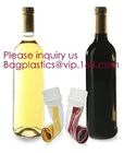 Foldable wine bag portable reusable plastic wine bottle pouch,wine bottle pvc custom packaging bag,vodka,wine,spirit