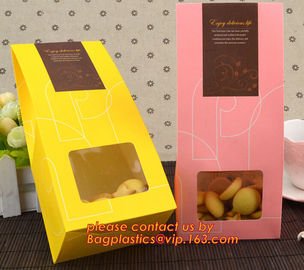 Customize Translucent Window, Brown Greaseproof Kraft Paper Bag, Special Opp Window Bag, window bags, paper window bags