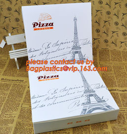 Custom Printed Corrugated Cardboard Recycle Paper Pizza Box Manufacturer, custom kraft paper pizza box, fast food box