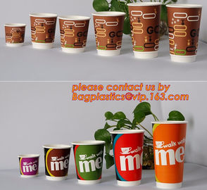 12oz double wall disposable custom printed ripple paper cup, paper tea cups disposable double wall paper cups supplier