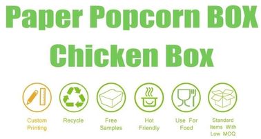 POPCORN PAPER BOX, POPCORN CUP, CHICKEN BOX, CUSTOM BRANDING,24OZ, 32OZ,46OZ,TAKE OUT PACKAGE, KRAFT PAPER CUP, LID, PAC