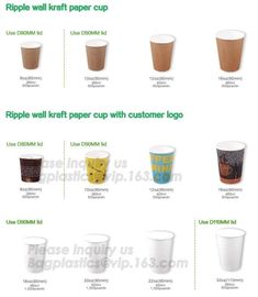 Biodegradable coffee paper cup with lid custom printed paper cup,3oz 5oz 6oz 8oz ice cream paper cup and paper lid pack