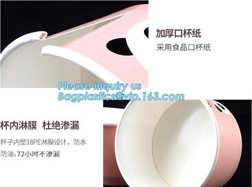 12oz 360ml 34oz 1000ml ice cream paper cup and paper lid,double pe coating single wall recycled 16oz icecream cup 500ml