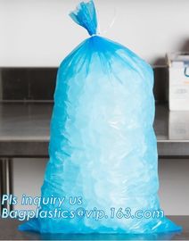 LDPE ice cubes packing carry out bags, insulated dry cold ice bag/Transparent LDPE Wicket bag, ice cube bags, BAGEASE