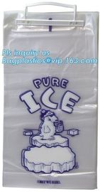 WICKETEDplastic ice cube bags, Ice Cube Freezer Bags, Disposable Ice Cube Bag, poly ice bag clear flat ice packaging bag