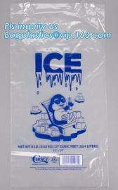 WICKETEDplastic ice cube bags, Ice Cube Freezer Bags, Disposable Ice Cube Bag, poly ice bag clear flat ice packaging bag