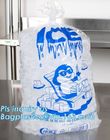 disposable ice bag, plastic ice cube bag, disposable ice cooler bag, wicket plastic 8 lb ice bags, disposable plastic wi