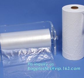 COMPOSTABLE customized ice bag with drawstring, Food Industrial Use Plastic Wicket Ice Bag, ice bag on roll, Ice Bags wi