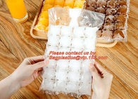 Food Grade Safety Disposable Plastic Ice Cube Bag for Making Ice Packs, Self-Seal Disposable plastic LDPE Ice Cube Bags