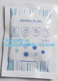 customized PVC soft medical cool gel pack, reusable ice pack customized cool gel eye mask, cool thermal instant ice gel