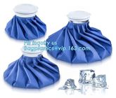 Ice Bag Packs - Set of 3 Hot &amp; Cold Reusable Ice Bags Size 6, 9 and 11 inch - No Leaks, No Drips, non-toxic plastic cool