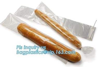 biodegradable plastic food bread wicket bag, PACK, Accept Custom Order bread packaging CPP BOPP plastic wicket bread bag