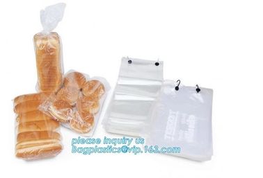 biodegradable plastic food bread wicket bag, PACK, Accept Custom Order bread packaging CPP BOPP plastic wicket bread bag