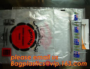 Custom Printed Clear Plastic Wicket Bread Packaging Bags/Food Plastic Bread wicket Bags/PE bakery bread wicket plastic b