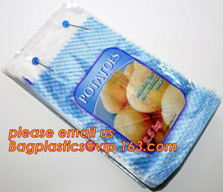 China supply clear food grade poly wicket bags ice bags bread bags with printing,food grade Poly wicket bags bagease pac