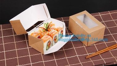 Best Selling Green Noodle/Salad Disposable Packing Kraft Paper Lunch Box,disposable kraft custom paper lunch box bagease