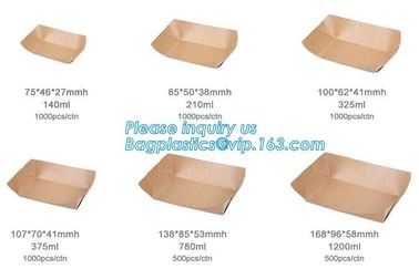 Take out Food Packing food containers Biodegradable Lunch Box Disposable Kraft Paper Box,brown kraft paper food box / Wh