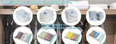 PA plastic clothes quilt space save zipper compression bags, space saver vacuum bag clothes, vaccum storage bags