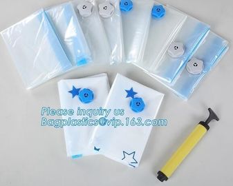 vacuum travel bag pa pe vacuum storage bag roll up, hand rolling pa vacumm bag, plastic vacuum travel bag, bagplastics