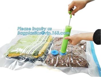 bedding with suction valve, Vacuum Bags Storage For Clothes With Pump, vacuum compressed bags, bagplastics, bagease