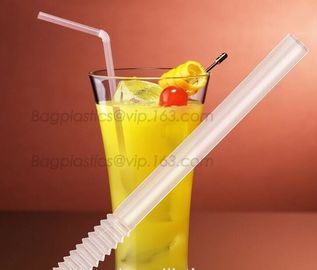 compost plastic drinking straw for drink promotion, juice drink sraw, food grade biodegradable plastic drinking straw