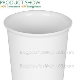 Promotional Various Durable Using compostable coffee cups, Green compostable disposable plastic cups, plastic drinking